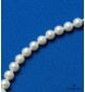 丸い 淡水パール ネックレス 40cm ホワイト 7mm~7.5mm